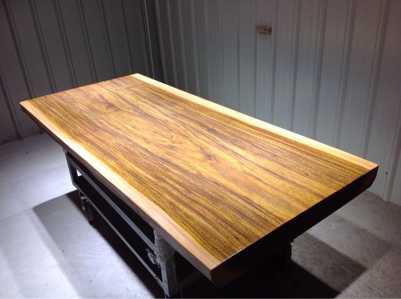 非洲奥坎实木大板桌200长90宽大板餐桌茶台画案会议桌办公桌原木简约