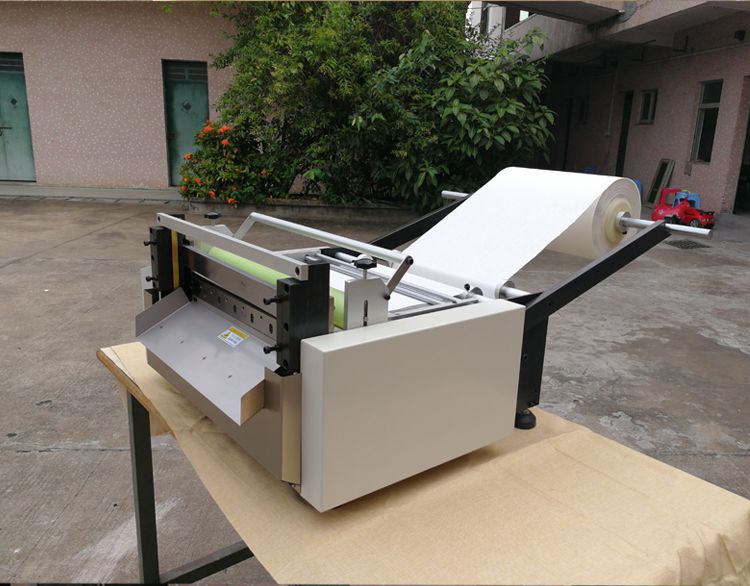 海帝克机械厂家供应河北台湾自动切青壳切纸机无纺布横切机器小型送料