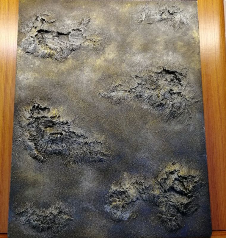 山水艺术家居背景墙面涂装浮雕艺术质感漆施工工艺