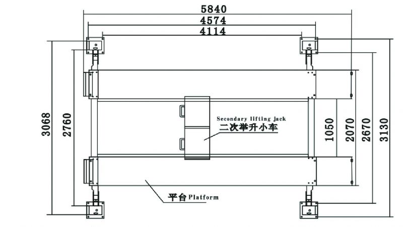 安特力四柱举升机atlyz435四柱举升机4轮定位式4柱举升机