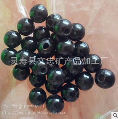 锗石托玛琳 珠光釉孔雀绿珠diy手链用负离子能量珠12毫米大号 价格 厂家 中国供应商