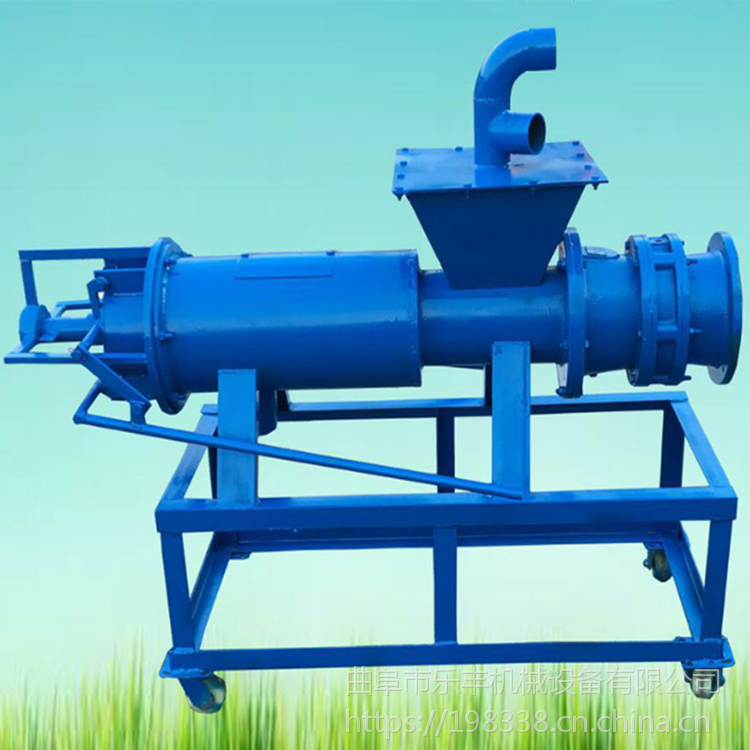 河北粪便干湿分离机鸡粪分离机乐丰牌