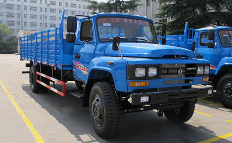 东风牌四驱越野自卸车eq1093f尖头44全驱载货汽车底盘