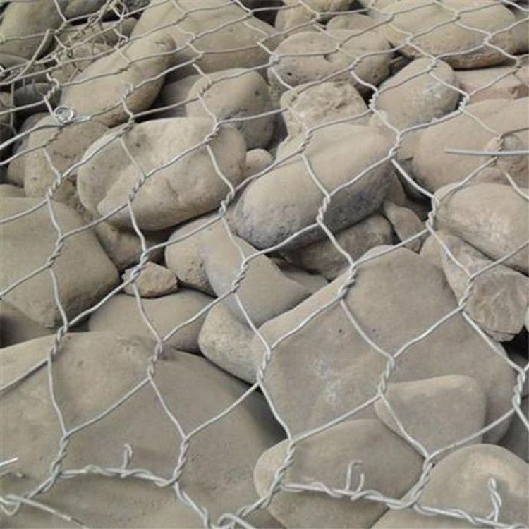生态装石头铁丝笼治理河道装石头铁丝笼水利工程装石头铁丝笼