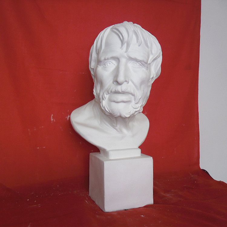 美术写生石膏像阿格里巴挂面像切面高35cm石膏几何形体批发零售