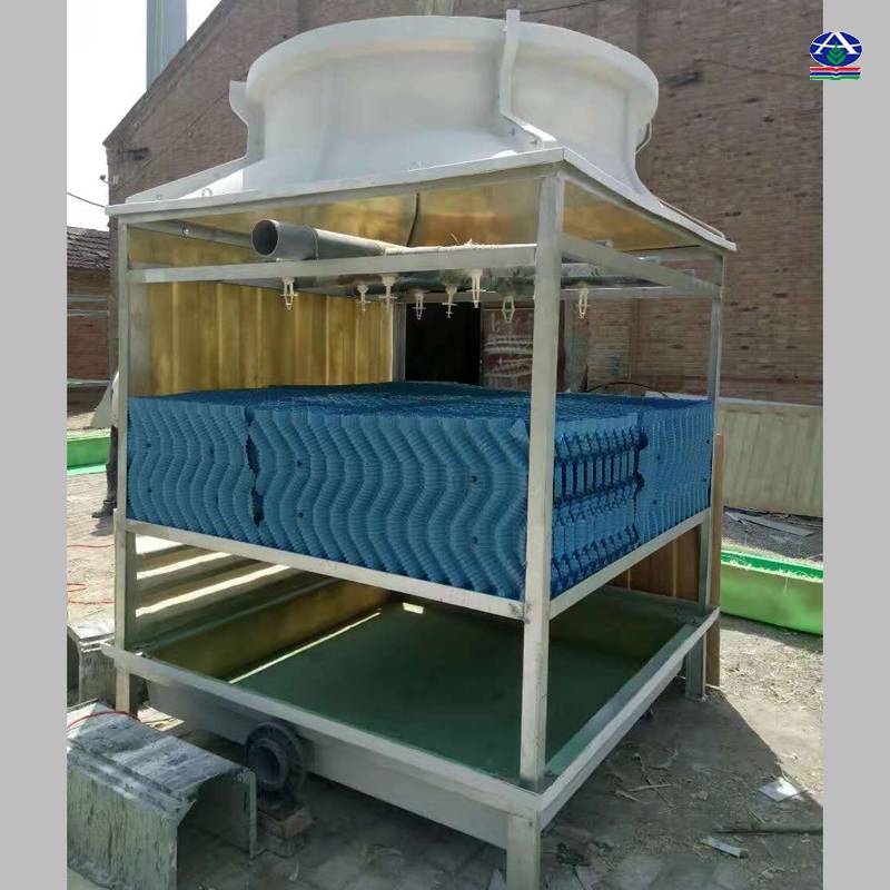 电厂双曲线冷却塔pvc填料淋水降温效果好华强塑料