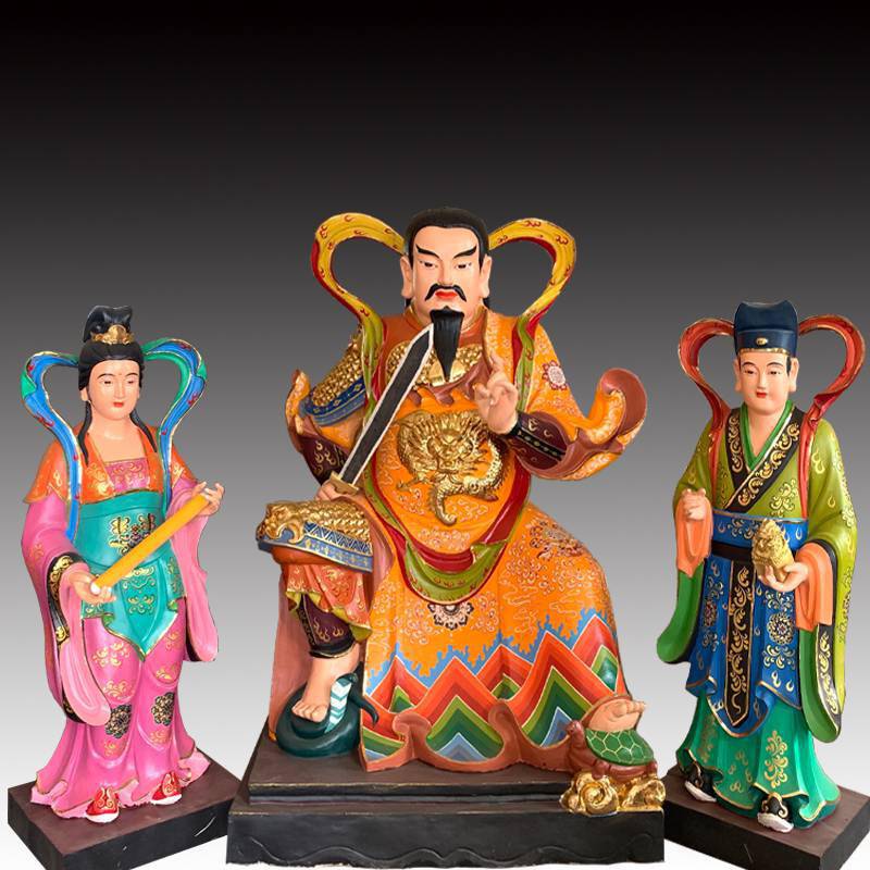 无量祖师神像道教三教祖师神像武当山摆放祖师爷神像玄天上帝神像