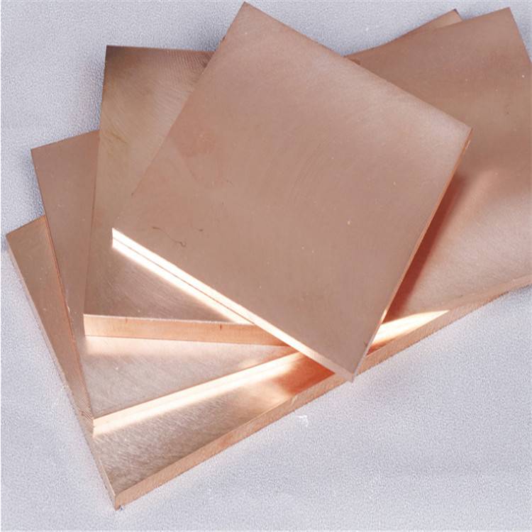 t2半硬紫铜板配电柜连接端子铜排镜面抛光红铜片定制加工