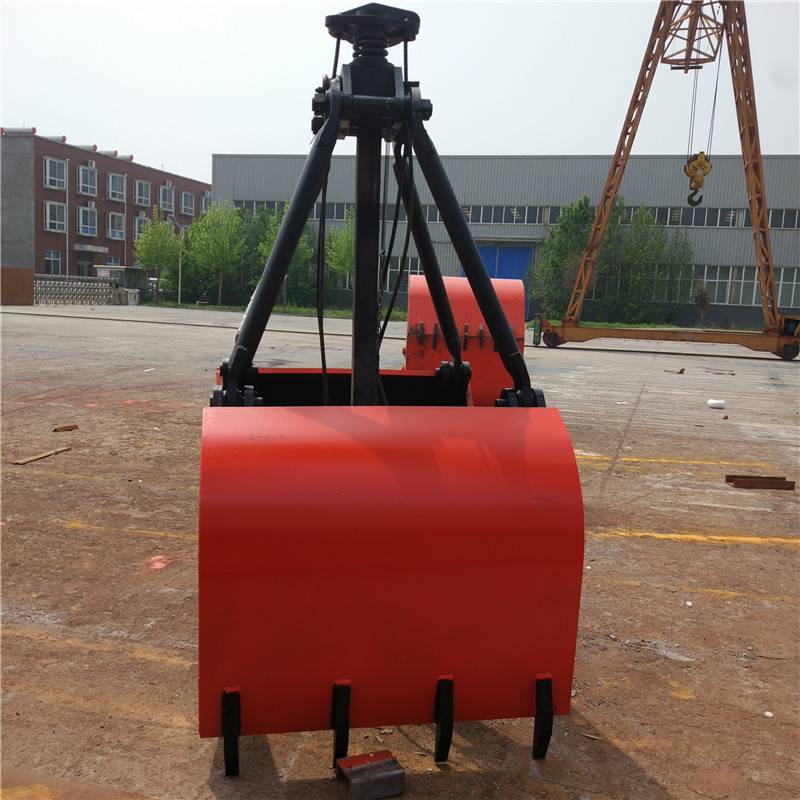 xz10单绳重型抓斗1立方水下作业带齿抓斗5t天车吊具抓取泥土谷物等