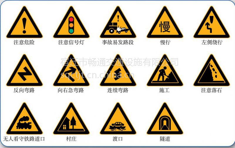 道路交通安全标识道路交通指示牌找畅通交通