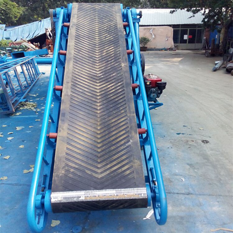 加护栏散料装车带式输送机兴亚电动升降式传输皮带机