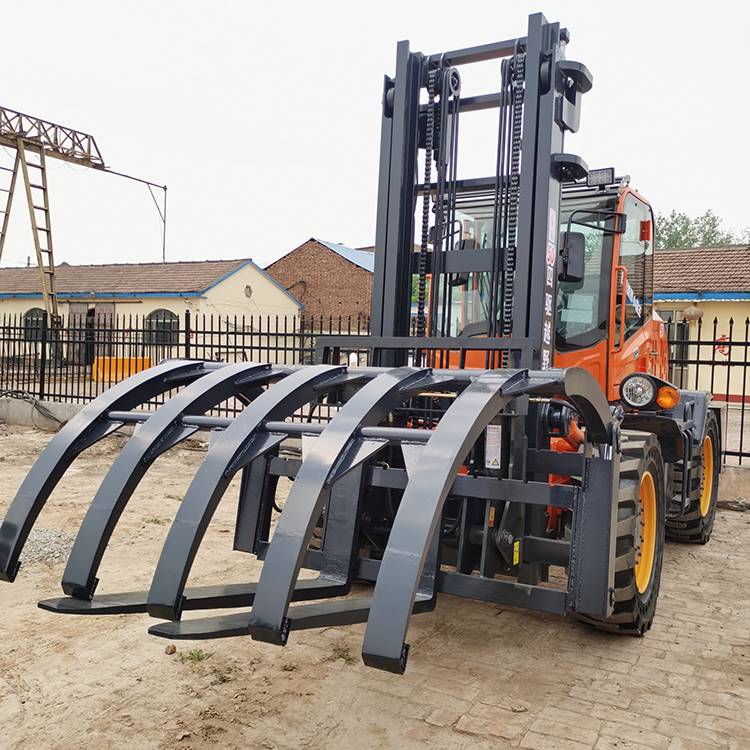 中首重工改装抓木机装载机叉车抓头多种属具铲车生产厂