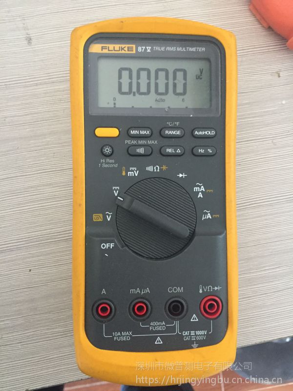 fluke87v数字万用表福禄克表f87vf875终身
