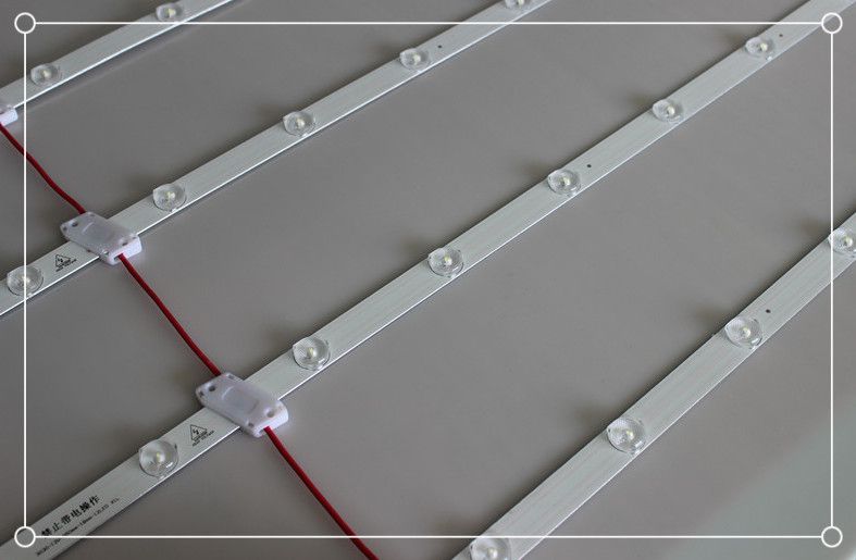 宝鑫照明高压漫反射硬灯条led卷帘220v3030免电源带透镜拉布灯箱软膜