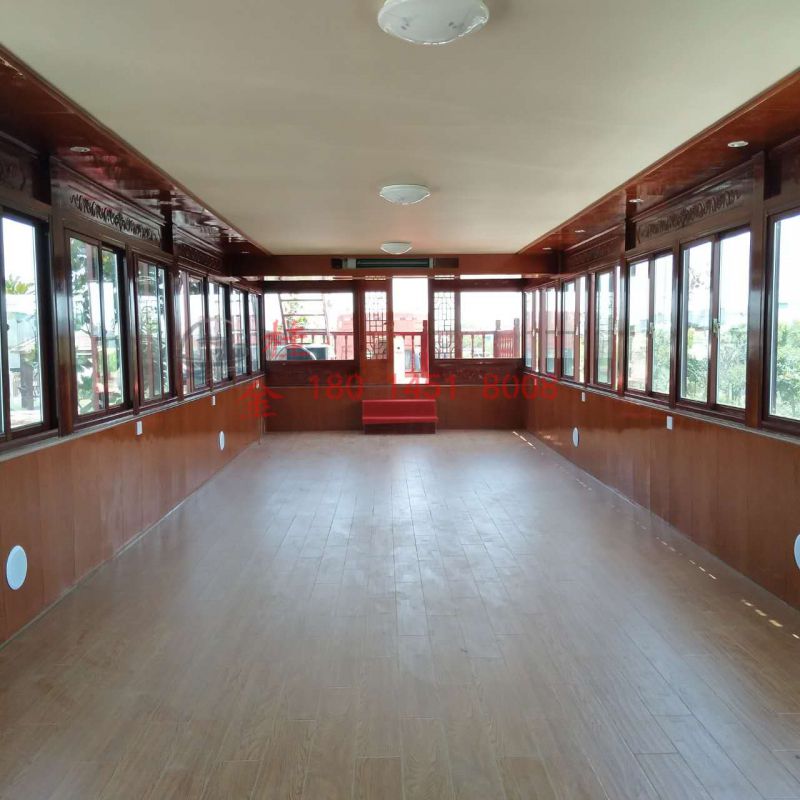 上海有画舫船餐饮船仿古木船