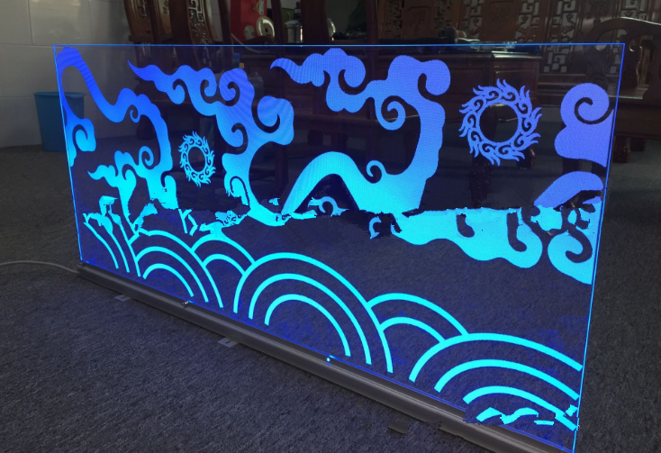 激光打点导光板,中为定制三菱纳米导光板 亚克力激光导光板