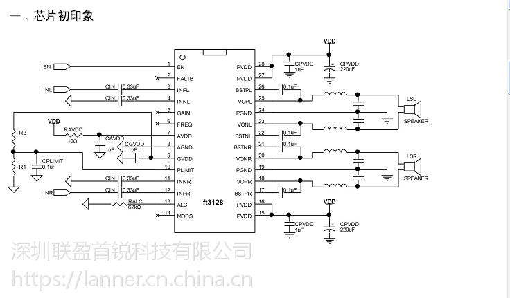 ft3128功放媲美tpa3118的功放ic230w