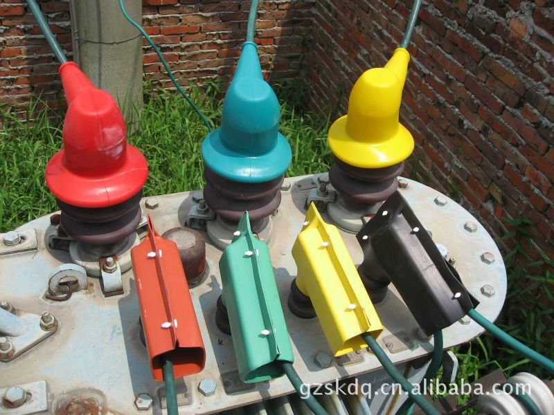 硅橡胶绝缘防护套电气接点防护套dz2电力绝缘护套