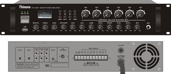 thinunavta120f240f360f480f600f六分區獨立控制合併式功放