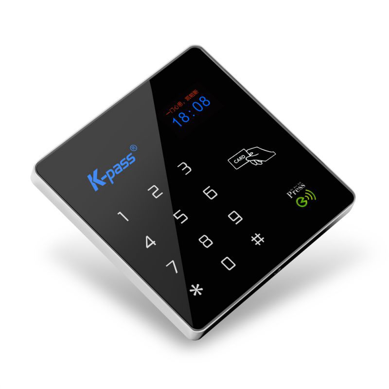 超薄型金属门禁ic读卡器kp6002km深灰银超薄金属门禁读卡器带门铃