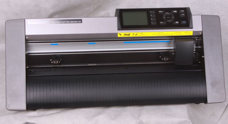 日图graphtec进口图王刻字机ce600040自动红外巡边定位刻绘机