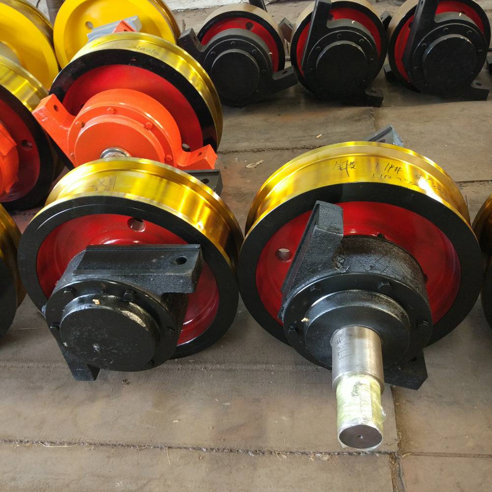 行车轨道行走轮700200行车大车轮铸钢整体调质车轮组