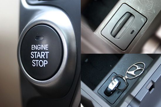 供应现代ix35改装一键启动无钥匙进入手机启动