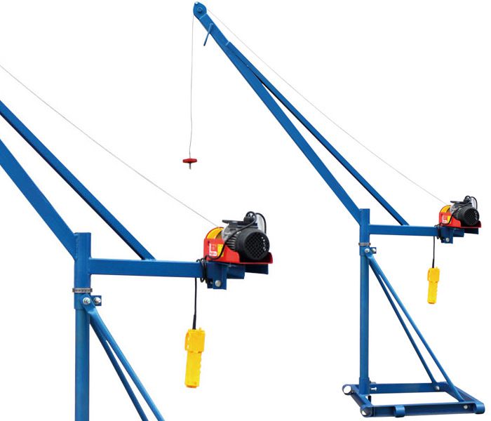 河北怀鸽供应200公斤型220v电压多功能吊运机360度旋转小吊机