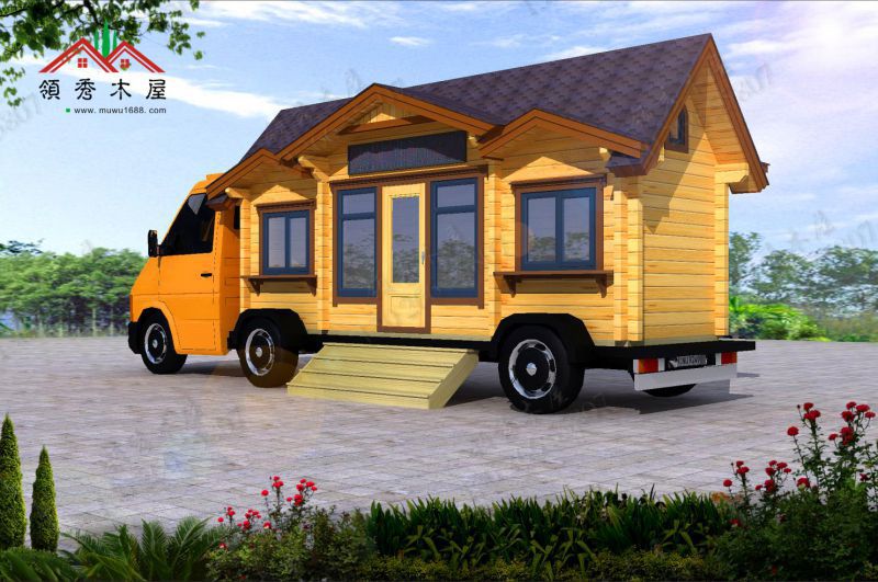 各类现代移动木屋木房车
