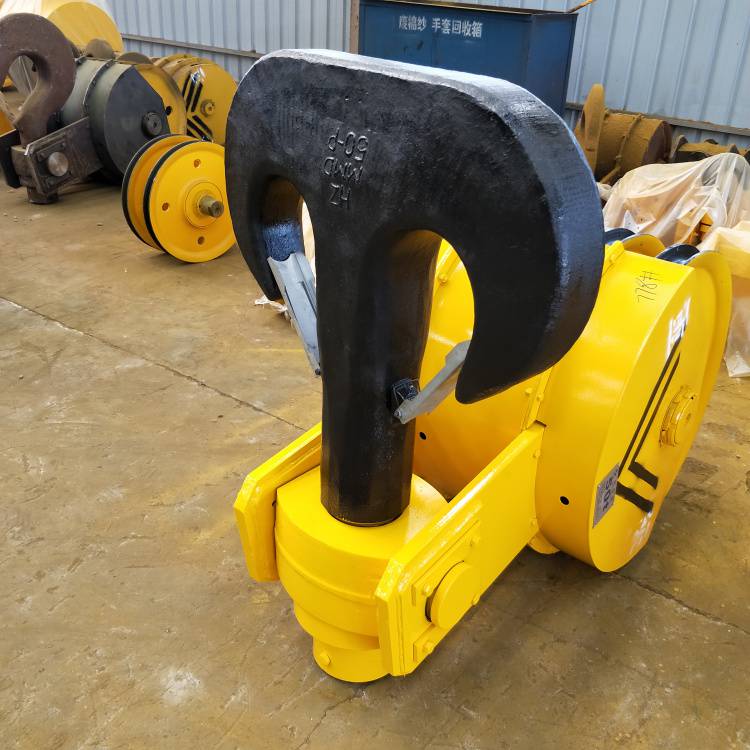 起重机双钩吊钩组船用吊钩组钢质75t半封轧制滑轮韶关钩头滑轮φ800φ