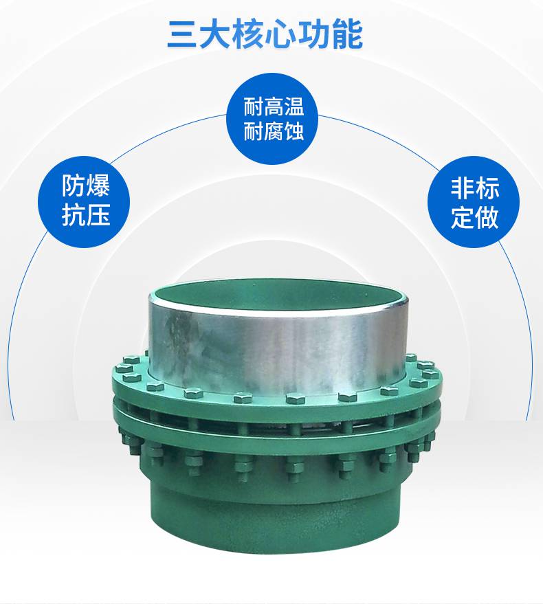 供应DN300矩形波纹膨胀节 非金属波纹补偿器 来图加工