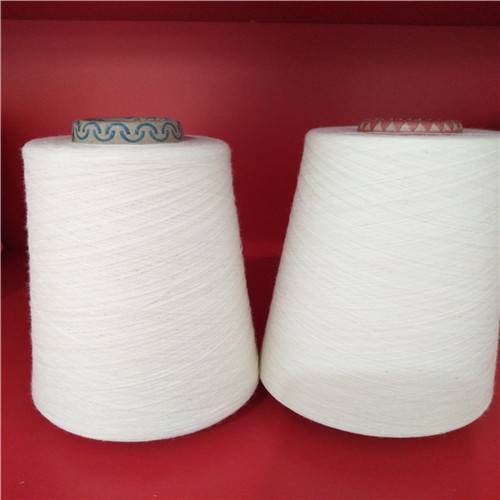 环锭纺人棉包芯纱45支50支20dfdy涤纶长丝天鹏纺织