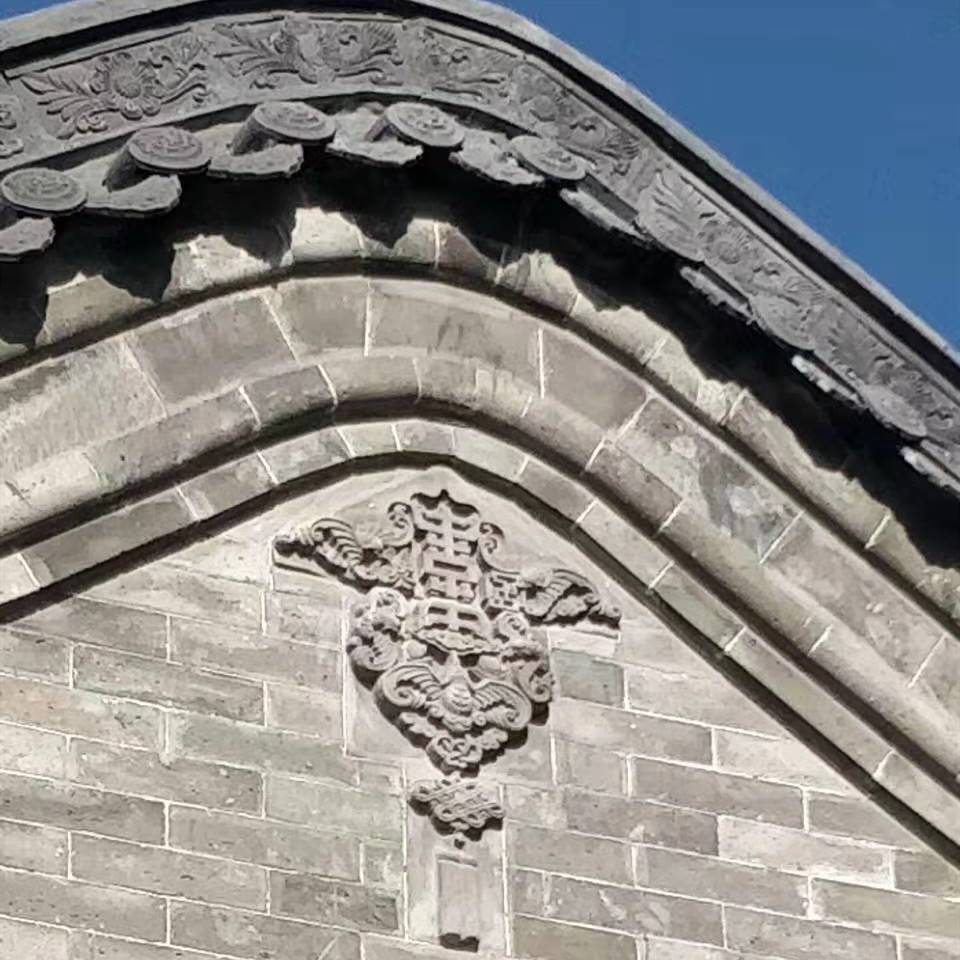 博缝头博缝板悬鱼古建筑山墙门楼装修配件博风头博风板批发