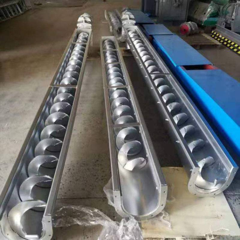 u型绞龙给料机木屑无轴螺旋输送机祥云环保质量保障