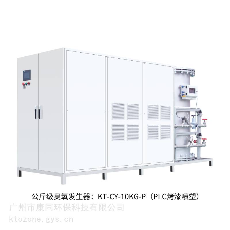 供应污水杀菌消毒-公斤级臭氧发生器 KT-CY-10KG-P（PLC烤漆喷塑）