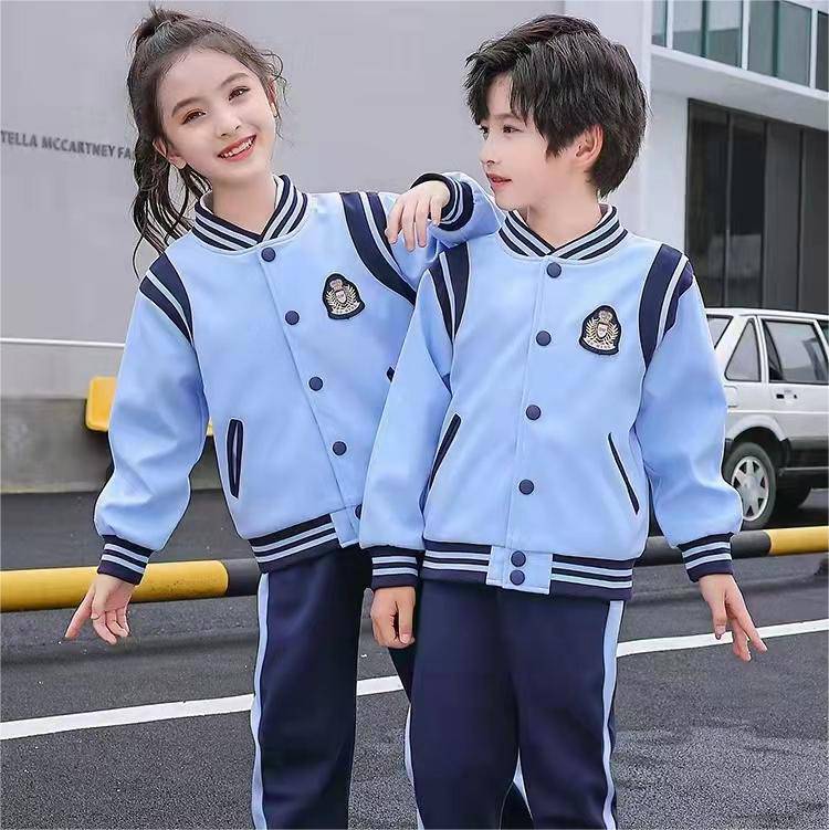 襄阳小学学生幼儿园校服时尚款式表演服套装武汉兵兵仔校服园标