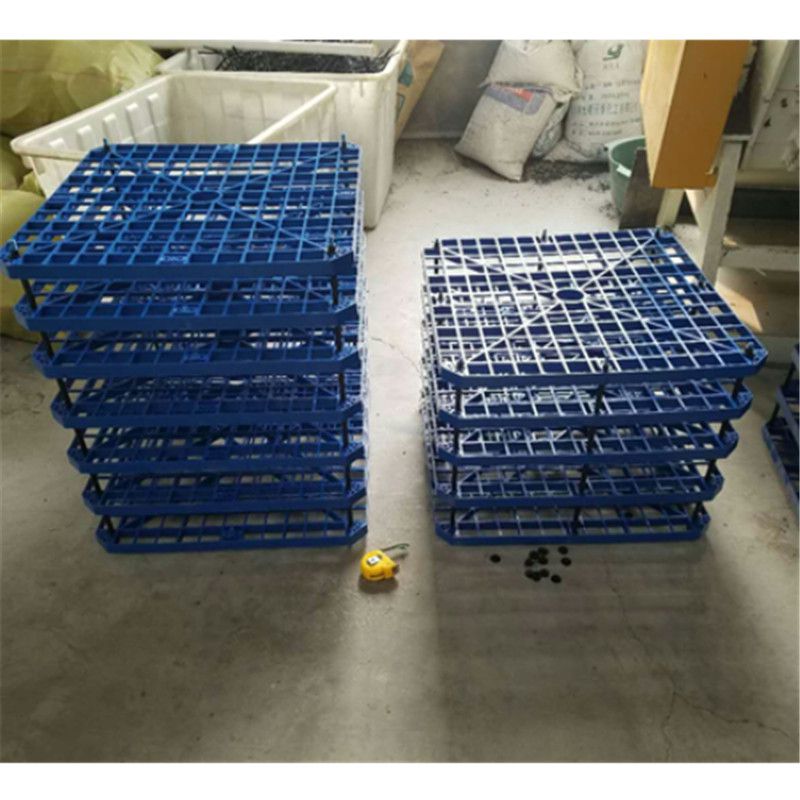 蓝色网格污水填料造纸厂水处理pp材质网格填料高品质 品牌华庆