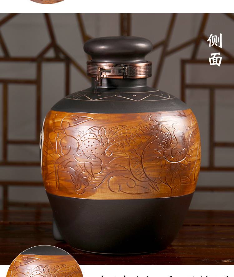 邯郸陶瓷空酒坛密封存酒缸10斤20斤50斤酒罐酒瓶白酒家用泡酒具