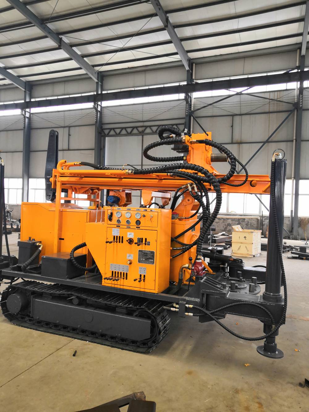 冀勘物探qy200气动水井钻机地表冲击式深孔打井钻机