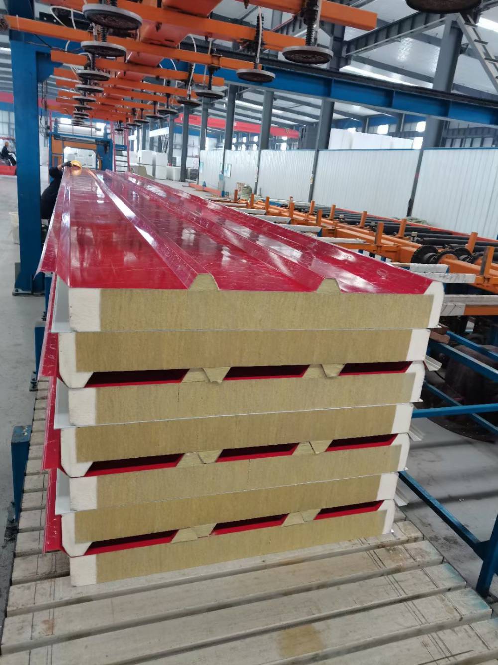 天津聚氨酯岩棉玻璃丝棉夹芯板厂家07彩钢07彩钢100mm厚