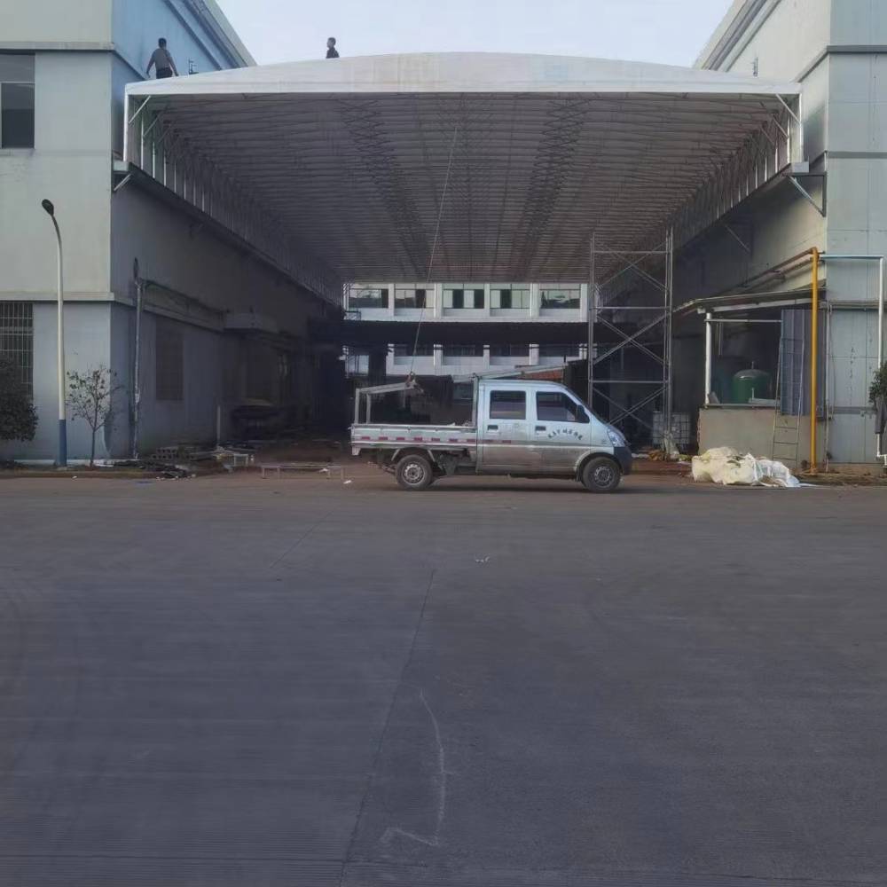 浙江推拉棚移动仓库棚户外通道折叠遮阳棚篷厂房收缩活动雨蓬物流车棚