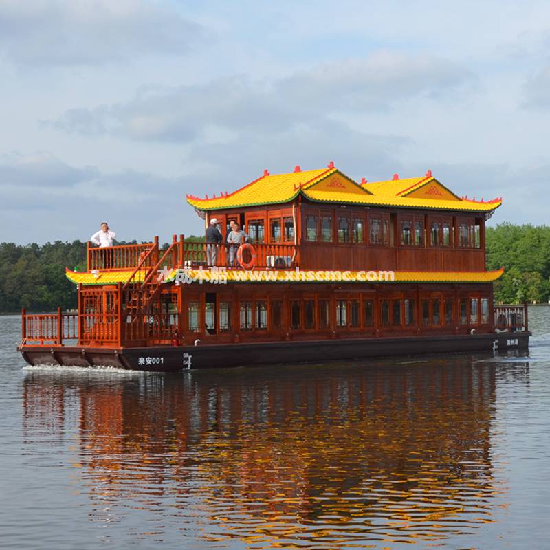水成木船供应杭州16米双层画舫船景区旅游船水上观光船