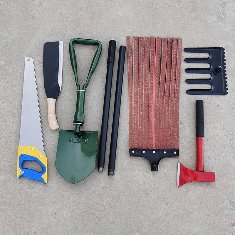 多用途草原救火八件套森林消防组合工具包丛林山坡扑火工具包