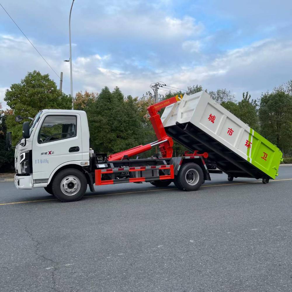 地下室垃圾清運車建築垃圾運輸車工地垃圾專運車廂可卸式垃圾車定製