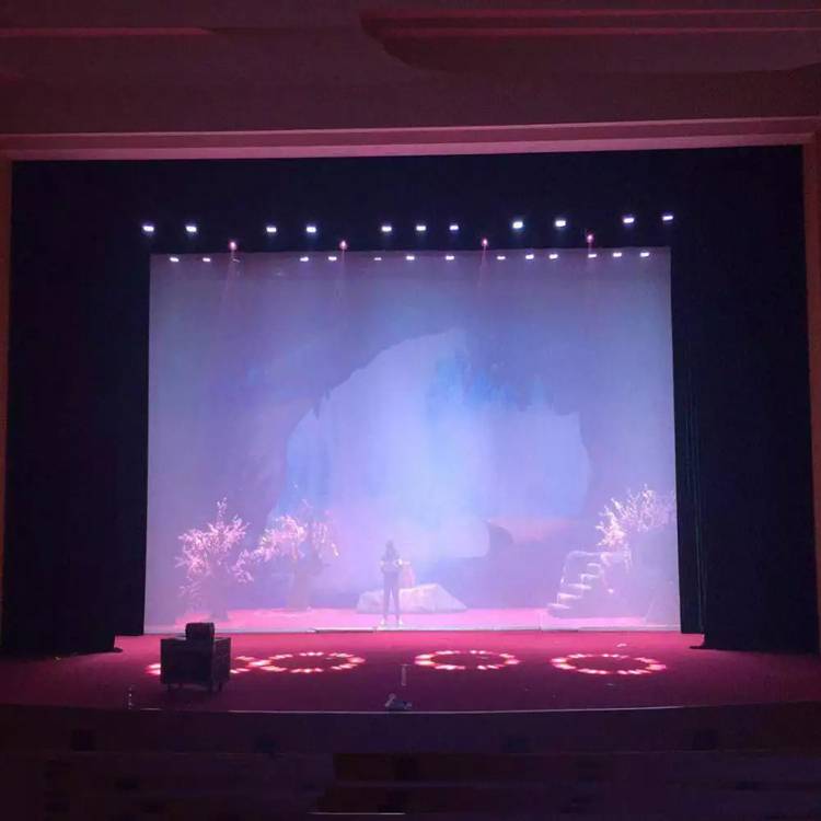 全息投影纱幕进口纱幕大宽幅无拼接b1级阻燃标准