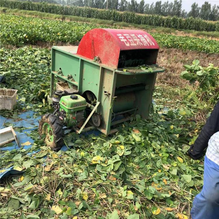 青毛豆採摘機家用毛豆摘莢機