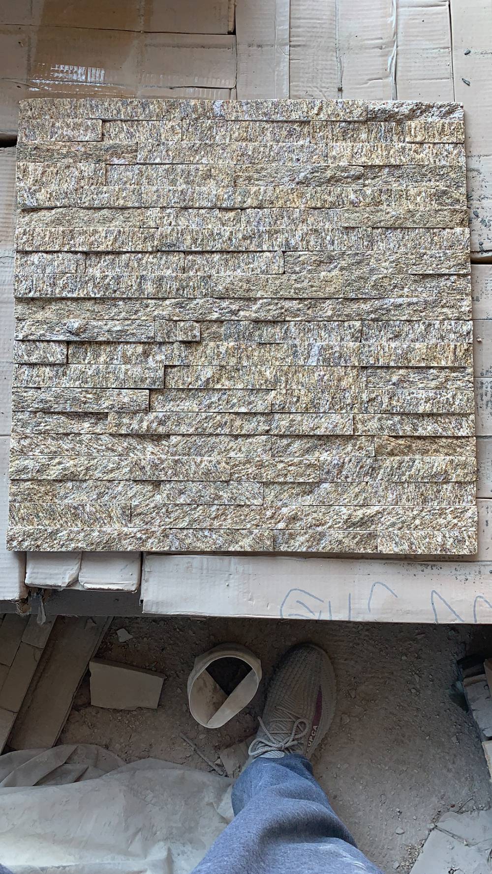 虎皮黄文化石天然文化石环境美化工程可用君旺石材