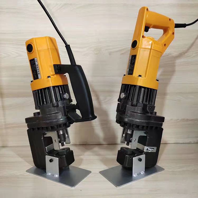 中禧手提式铜铝板冲孔机液压式电动打眼机zx120