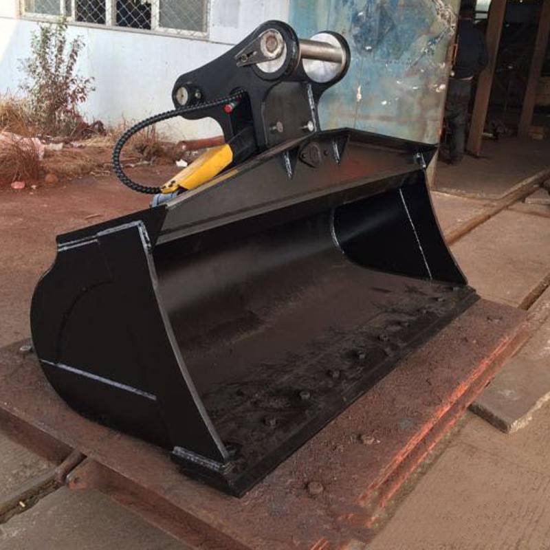 挖掘机倾斜斗钩机液压侧倾挖斗