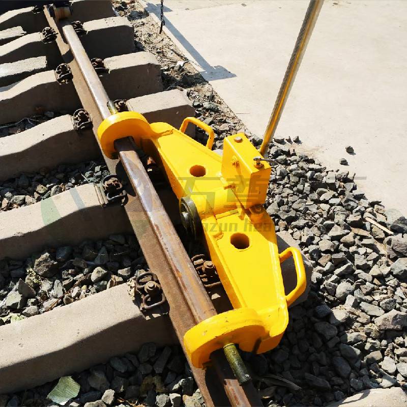 万尊铁路双钩液压平轨器yzg80液压防撞直轨器铁路轨道液压弯